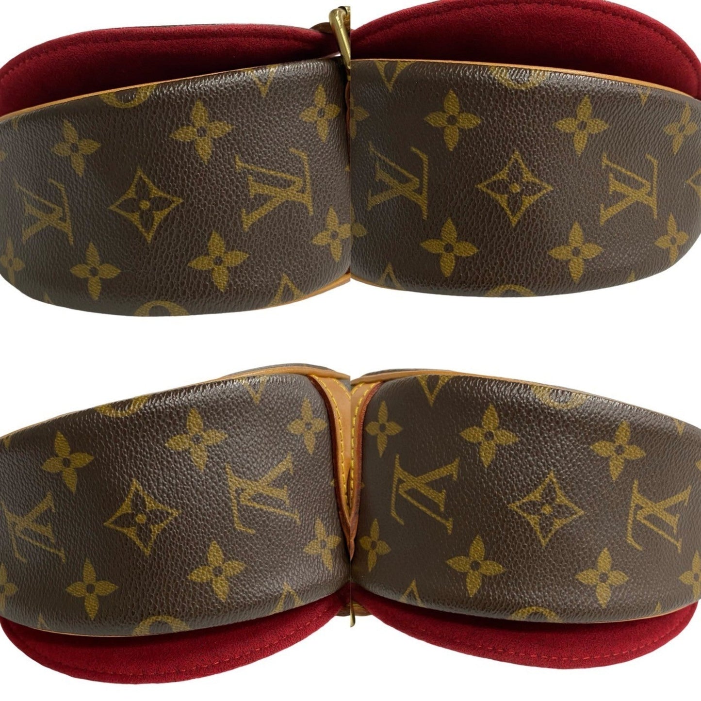 Louis Vuitton Brown Leather Pvc Pochette Shoulder Bag