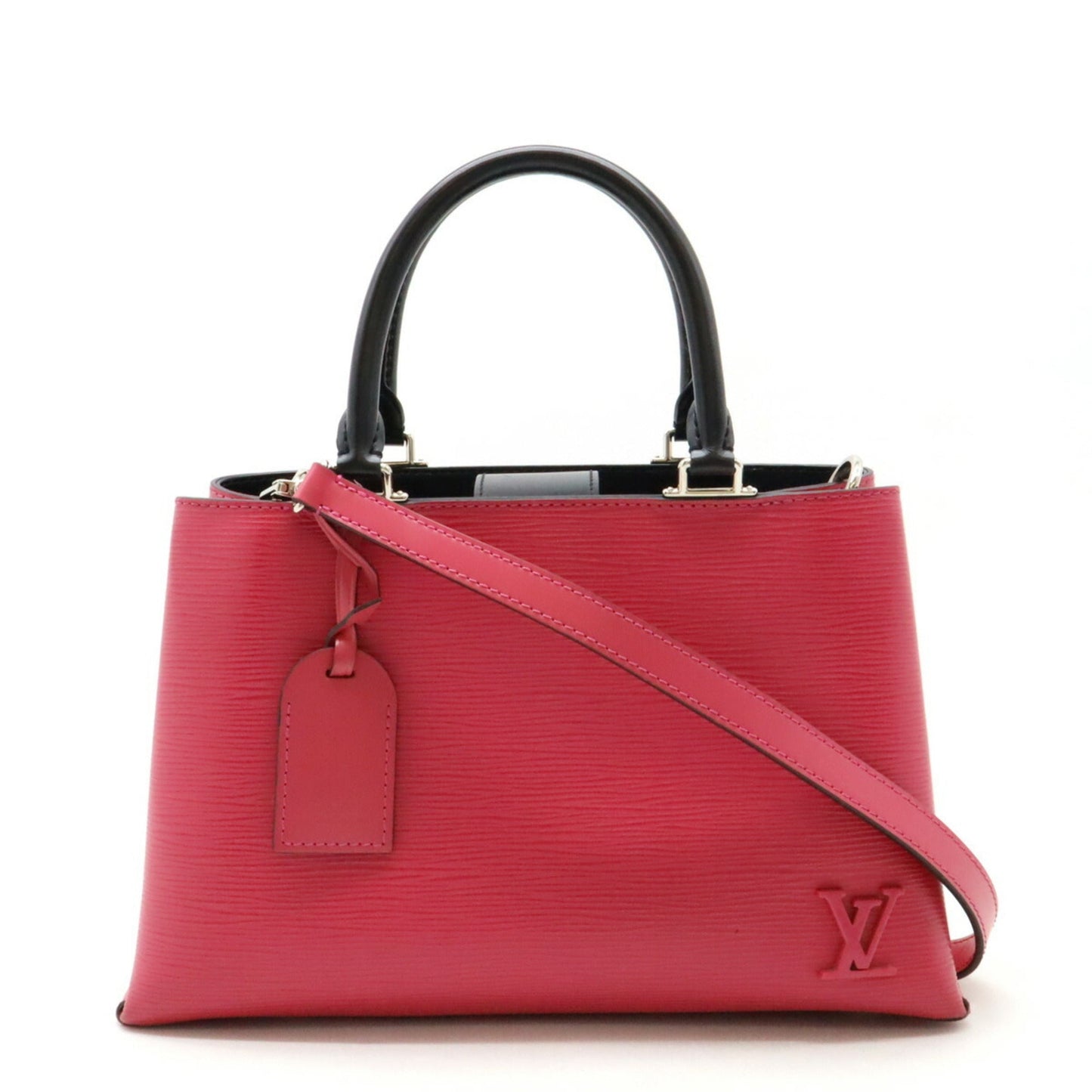 Louis Vuitton Black Hot Pink Noir Epi Leather Handbag Shoulder Bag