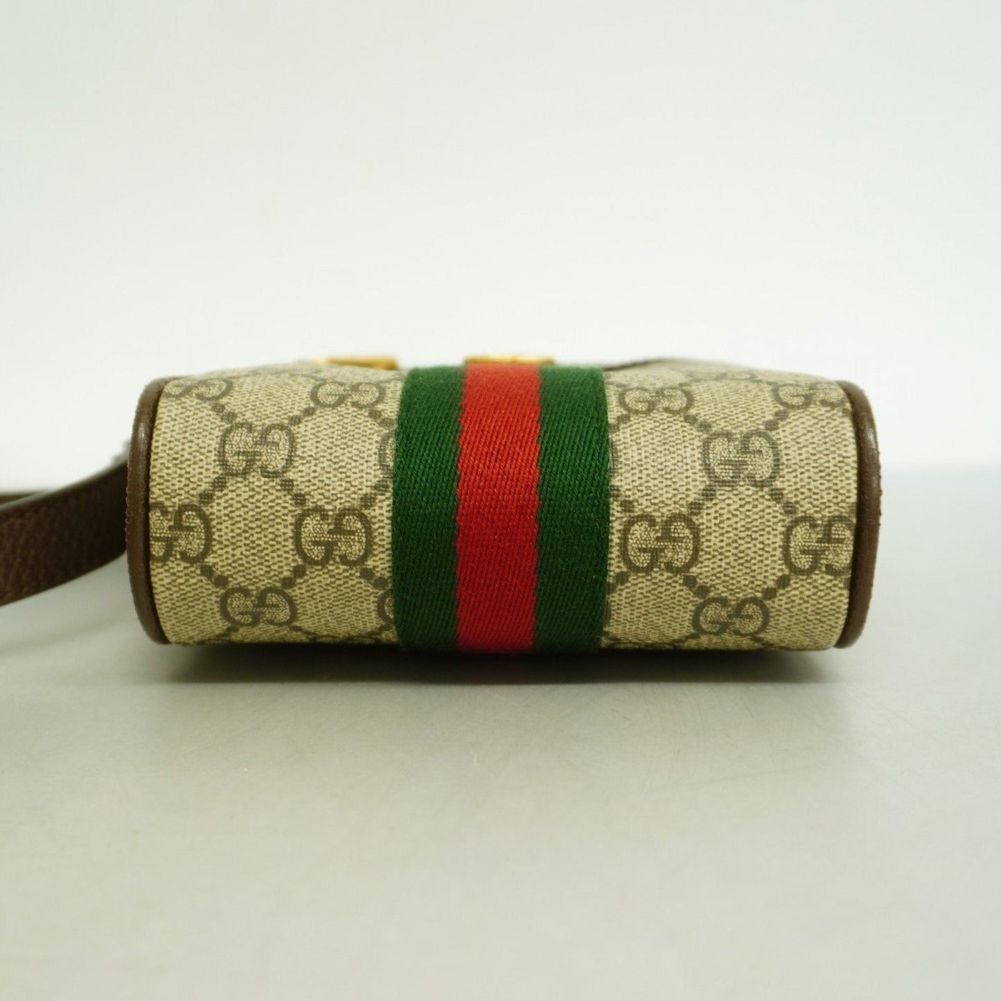 Gucci Brown Pvc Leather Shoulder Bag