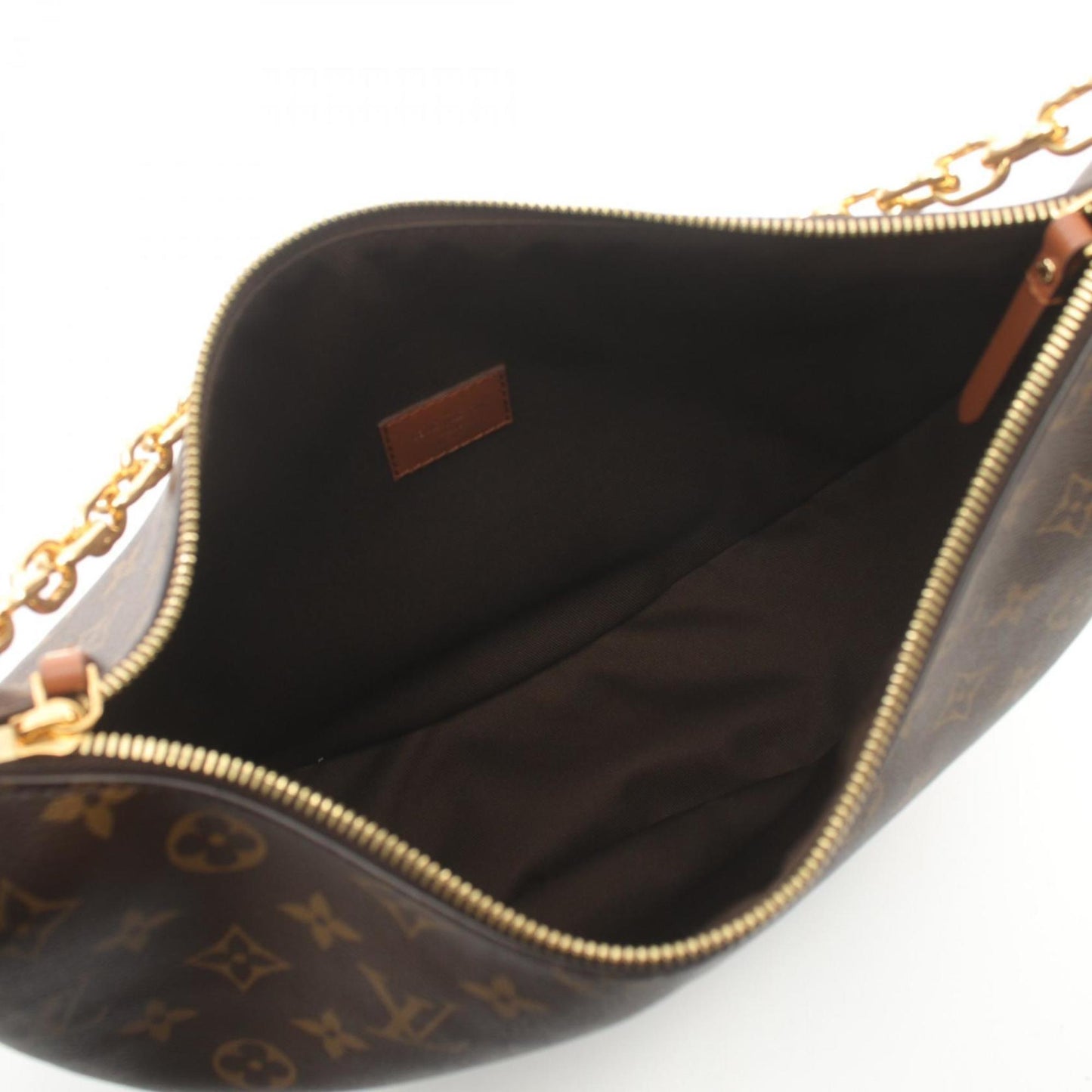 Louis Vuitton Brown Coated Canvas Shoulder Bag