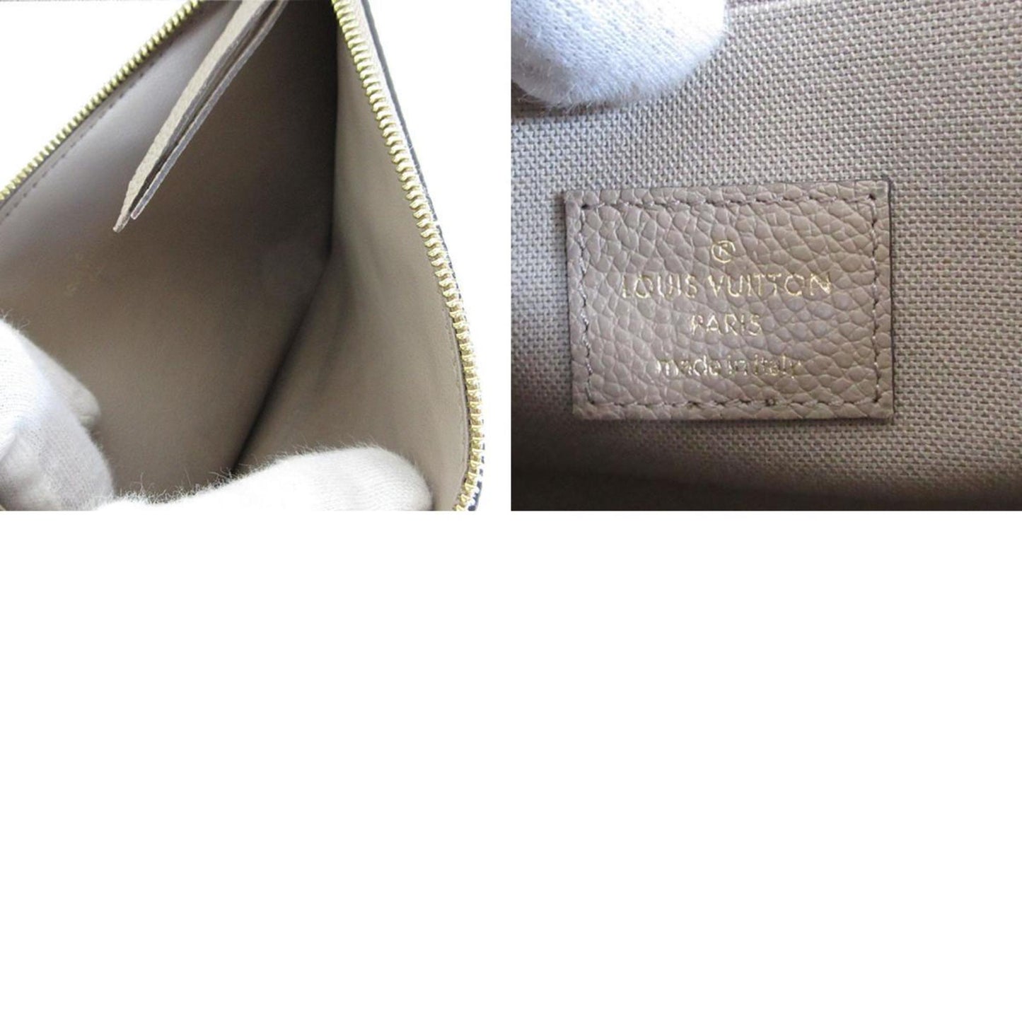 Louis Vuitton Grayish Monogram Empreinte Pochette Shoulder Bag