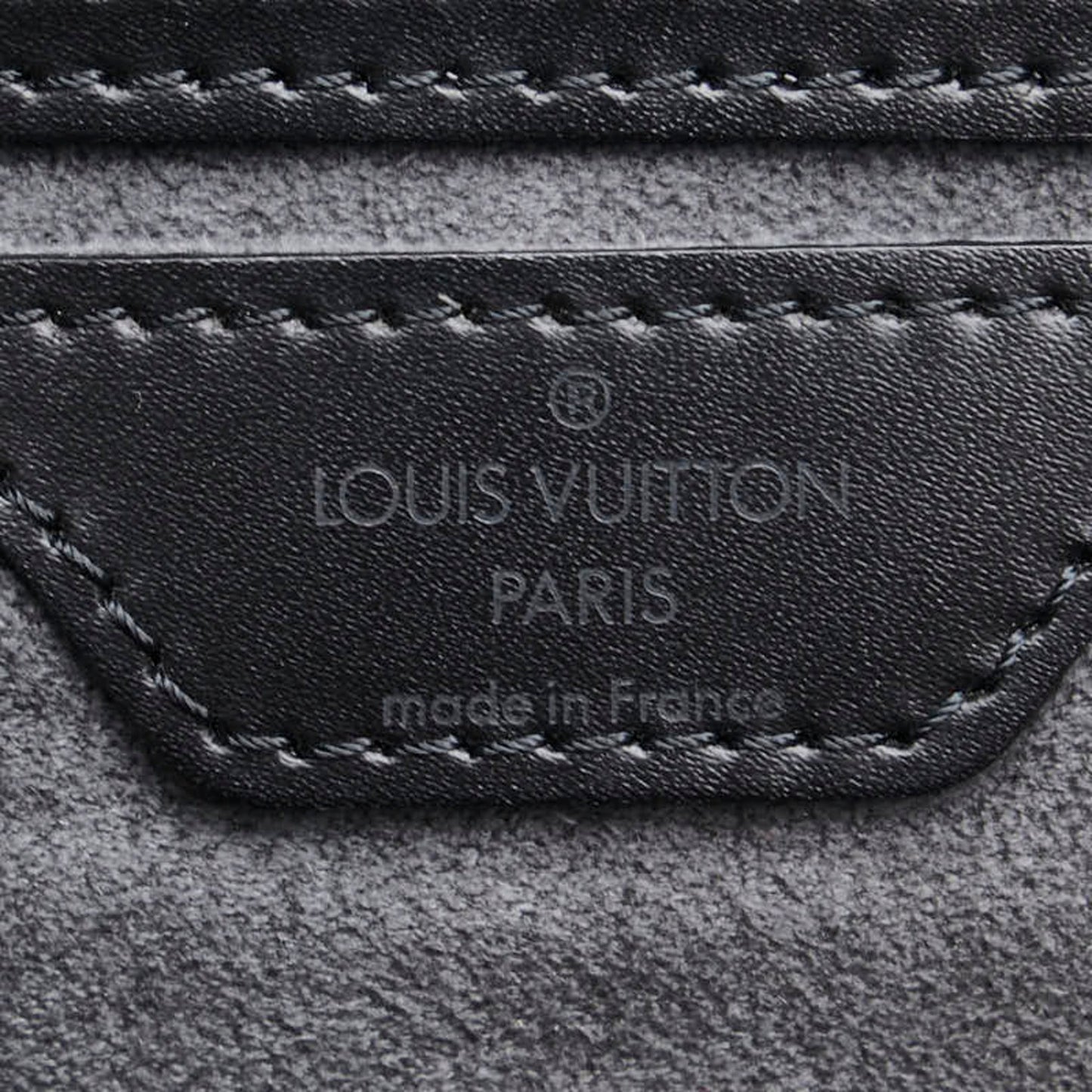 Louis Vuitton Black Noir Leather Backpack