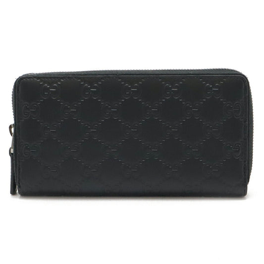 Gucci Black Leather Long Wallet (Bi-Fold) ()