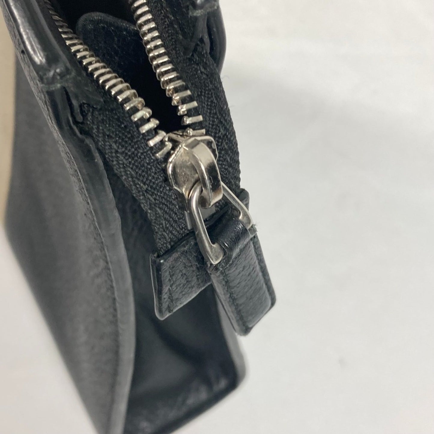 Gucci Black Leather Clutch Bag