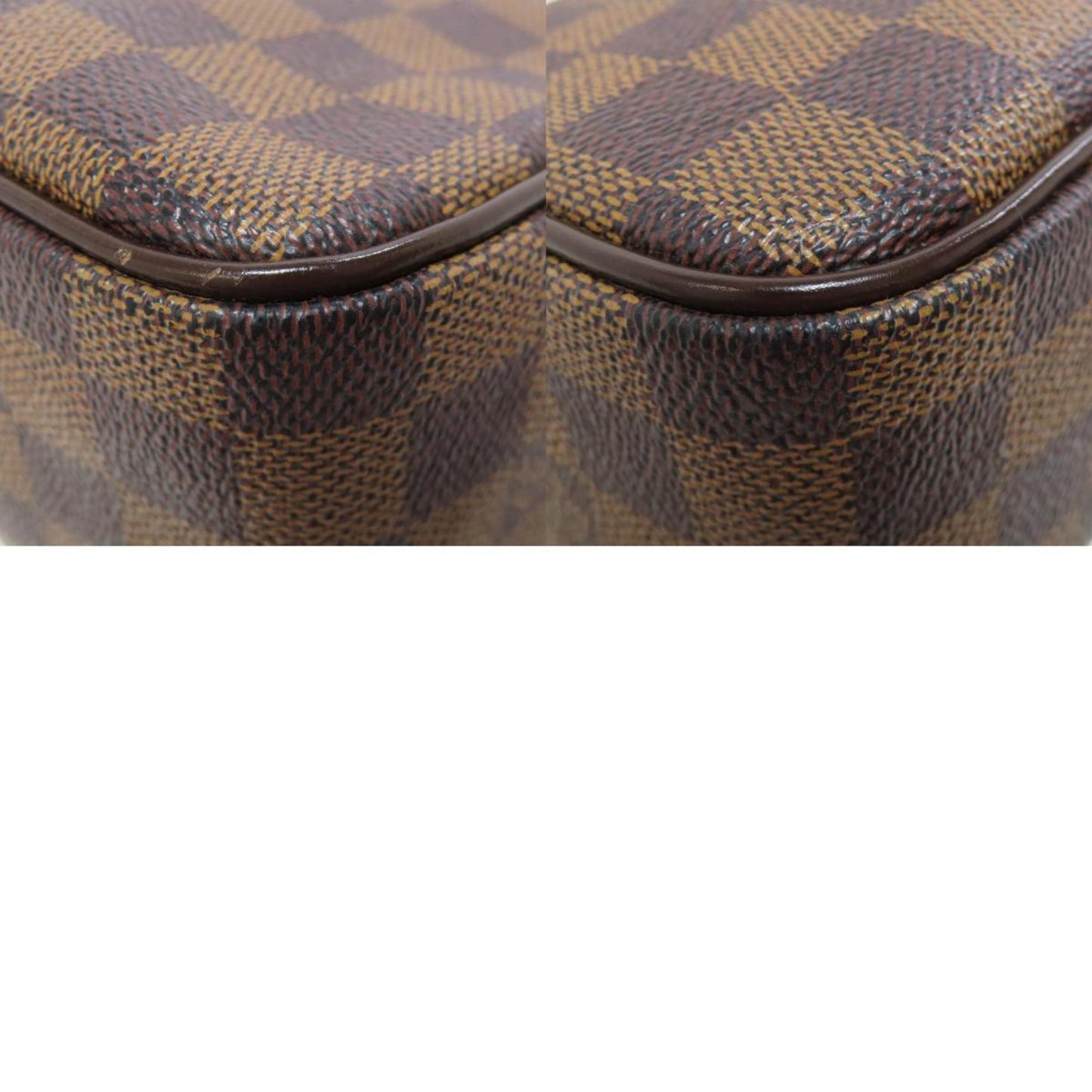Louis Vuitton Damier Canvas Ebene Damier Canvas Shoulder Bag