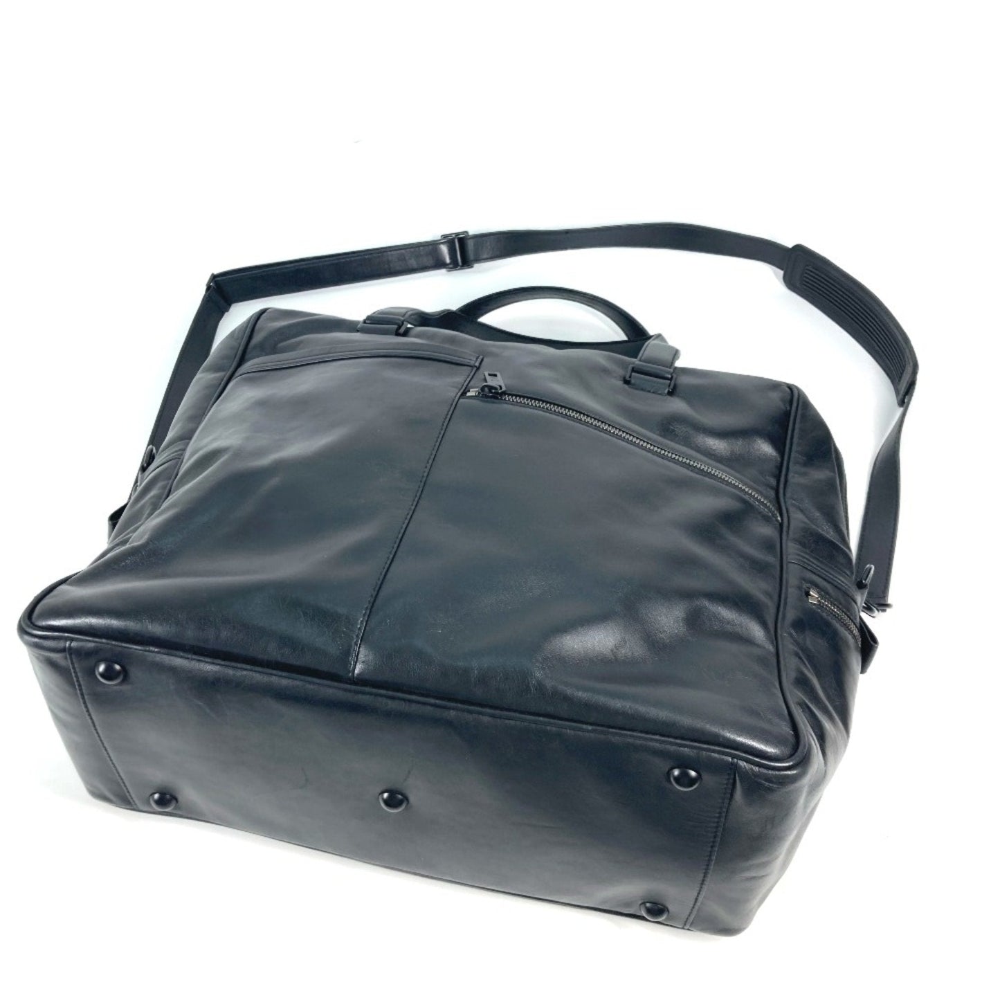 Louis Vuitton Black Leather Shoulder Bag