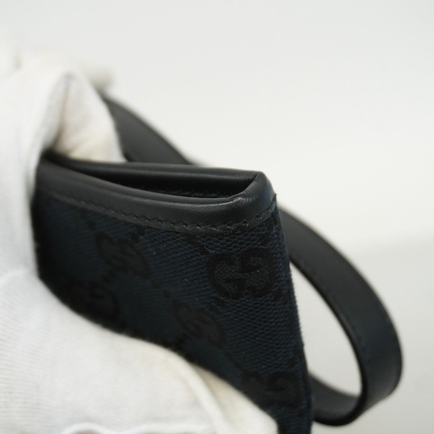 Gucci Black Canvas Tote Bag