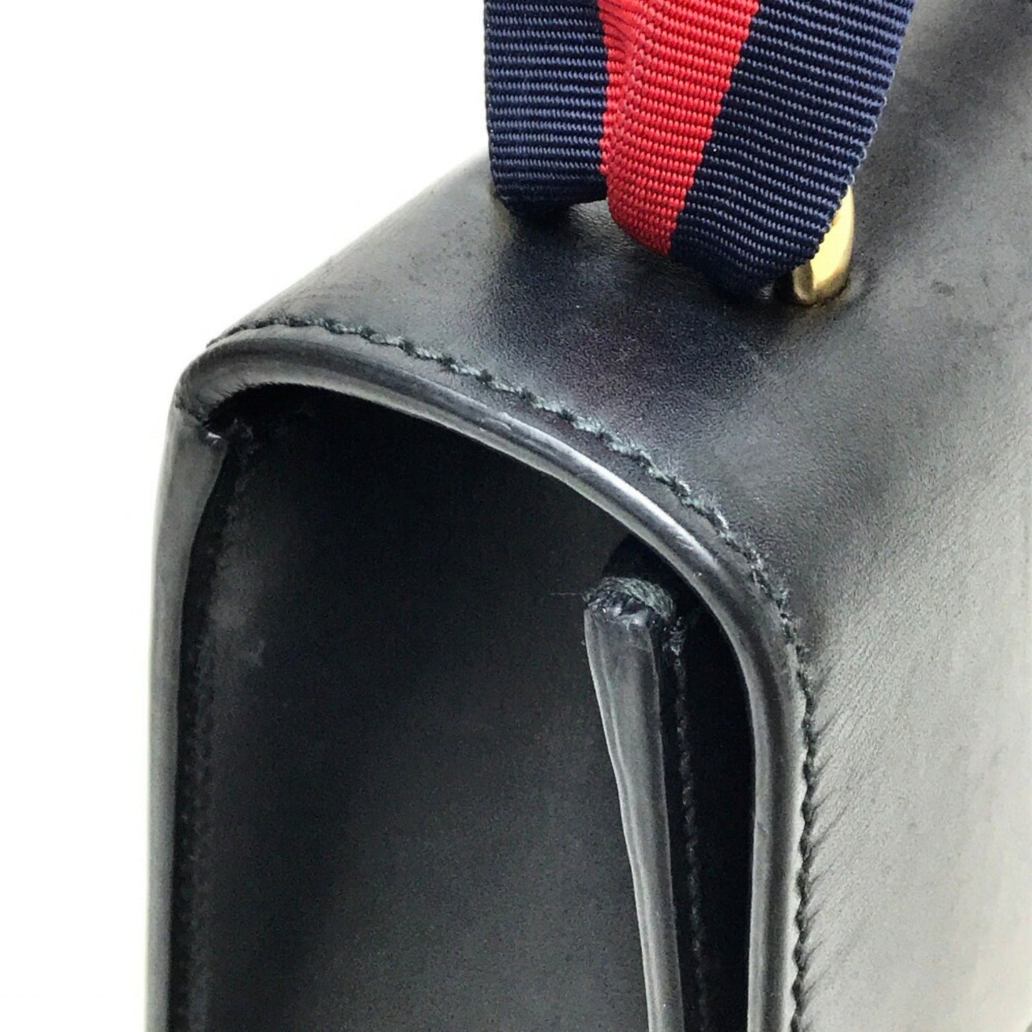 Gucci Black Leather Handbag Shoulder Bag