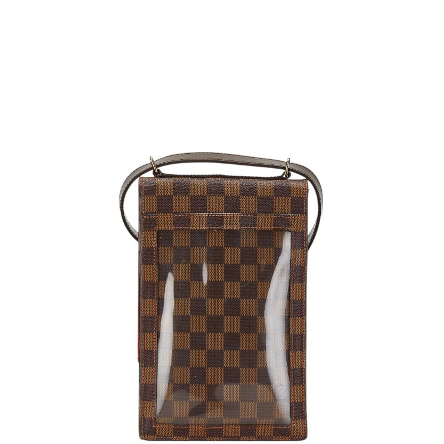 Louis Vuitton Damier Brown Damier Canvas Pvc Leather Shoulder Bag