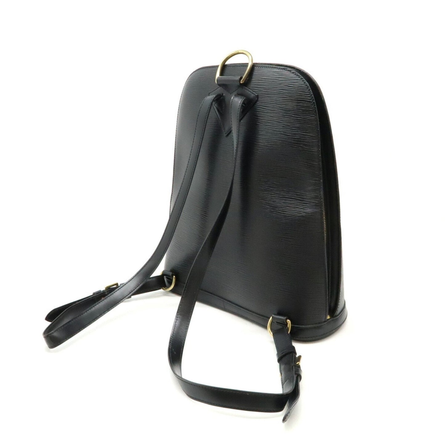 Louis Vuitton Black Noir Epi Leather Backpack Shoulder Bag