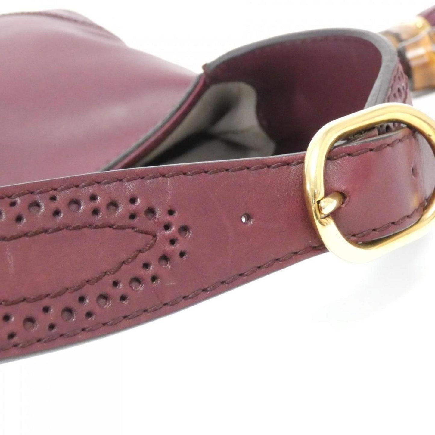 Gucci Bordeaux Leather Shoulder Bag