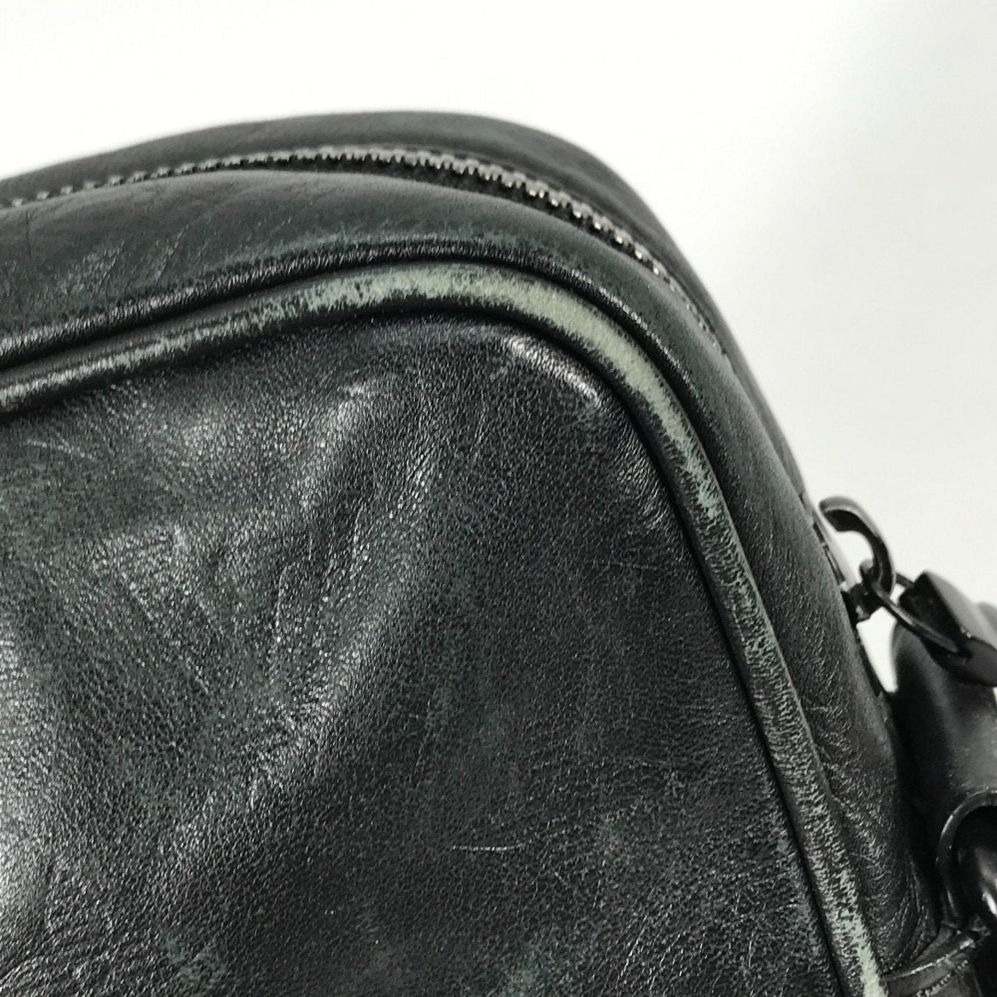 Louis Vuitton Black Leather Shoulder Bag