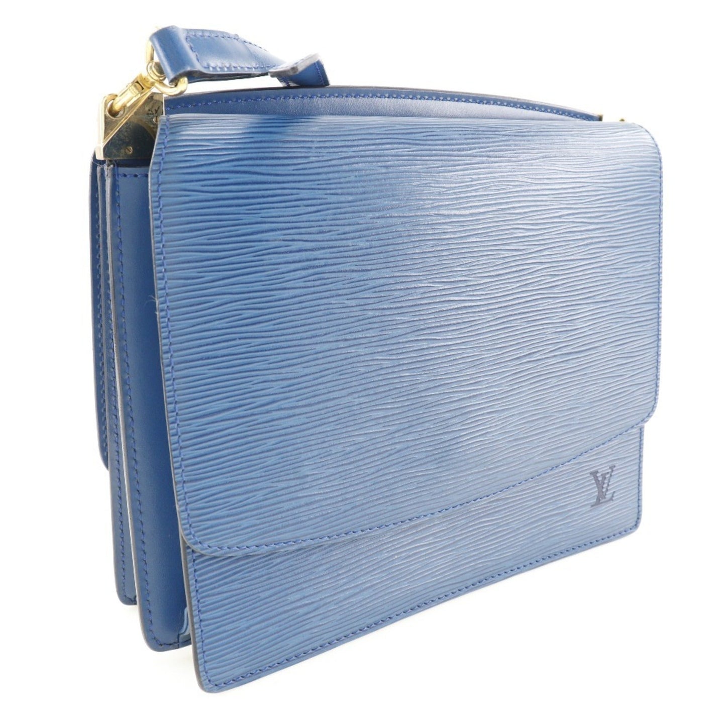 Louis Vuitton Blue Epi Leather Shoulder Bag