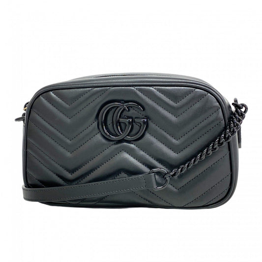 Gucci Black Leather Shoulder Bag ()
