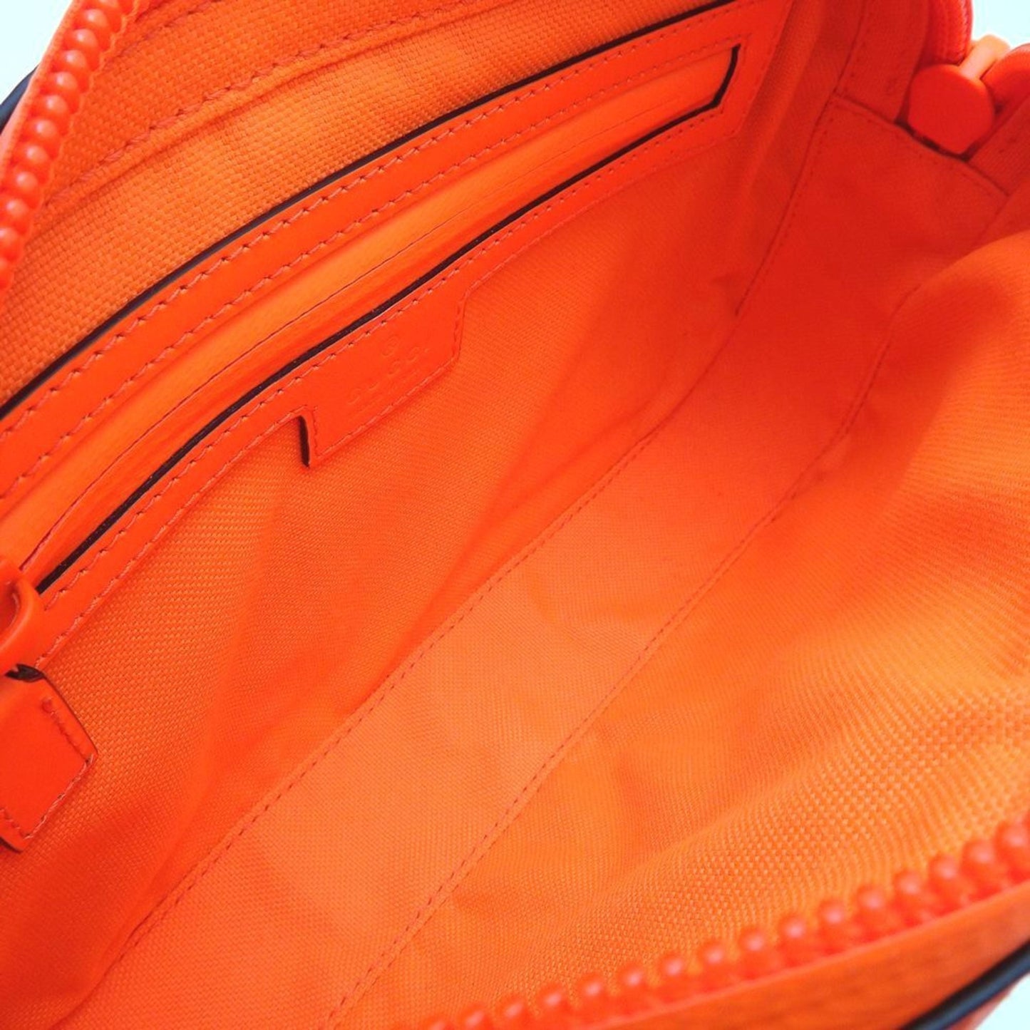 Gucci Orange Leather Fanny Pack