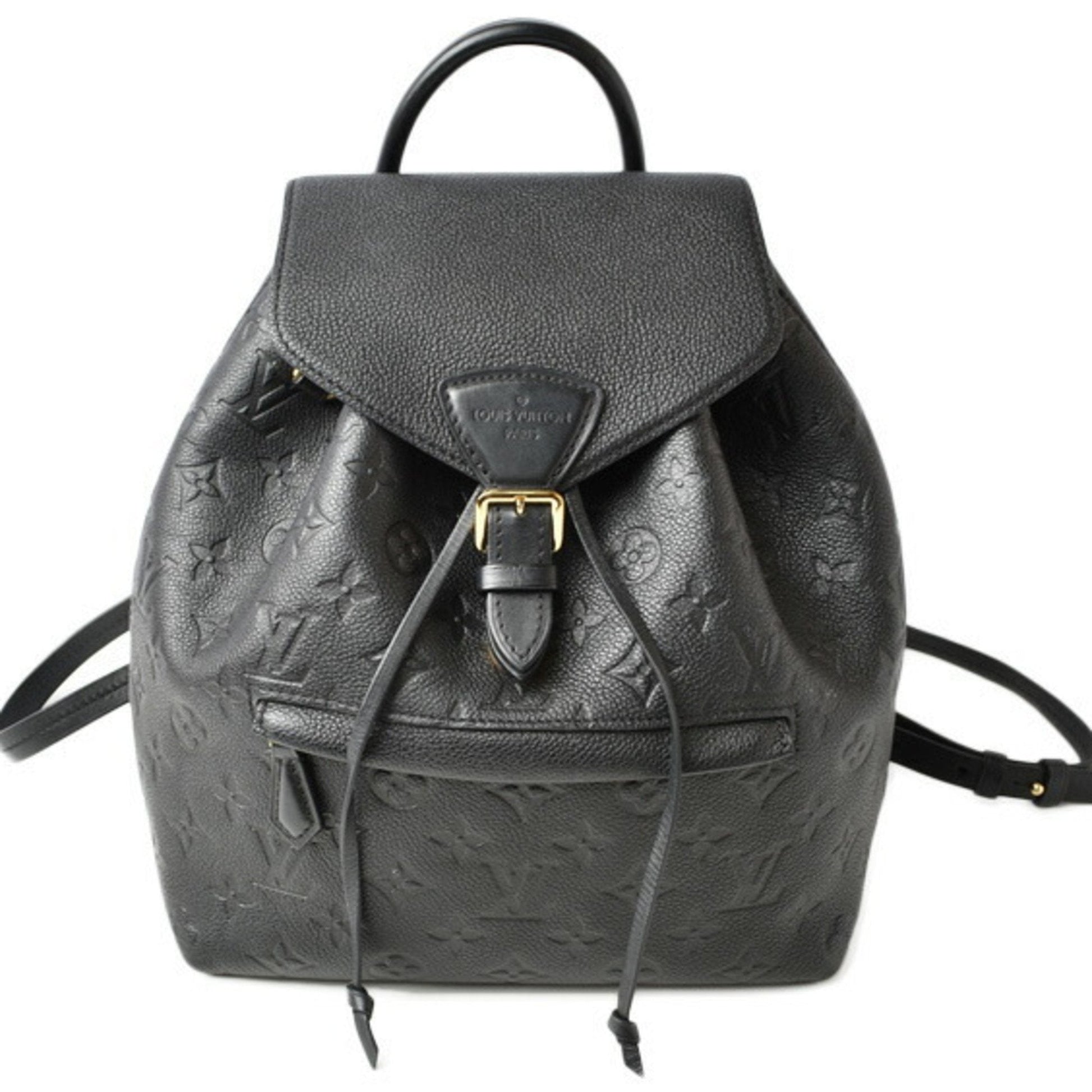 Louis Vuitton Black Monogram Empreinte Leather Backpack ()