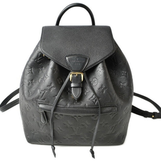 Louis Vuitton Black Monogram Empreinte Leather Backpack ()