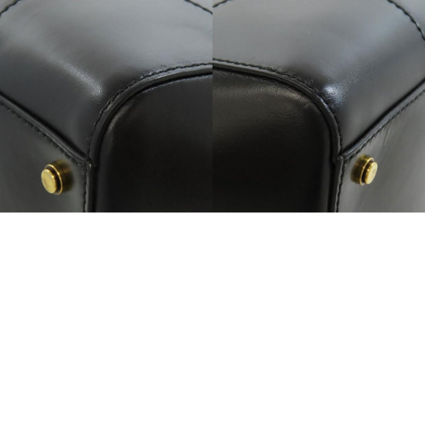 Gucci Black Leather Tote Bag