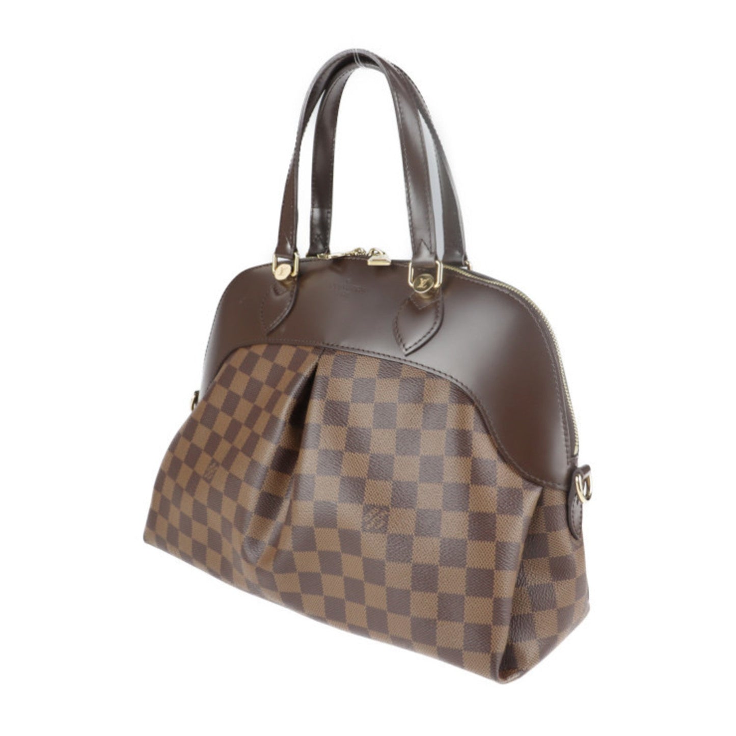 Louis Vuitton Brown Damier Canvas Handbag Shopping Bag Shoulder Bag Tote Bag