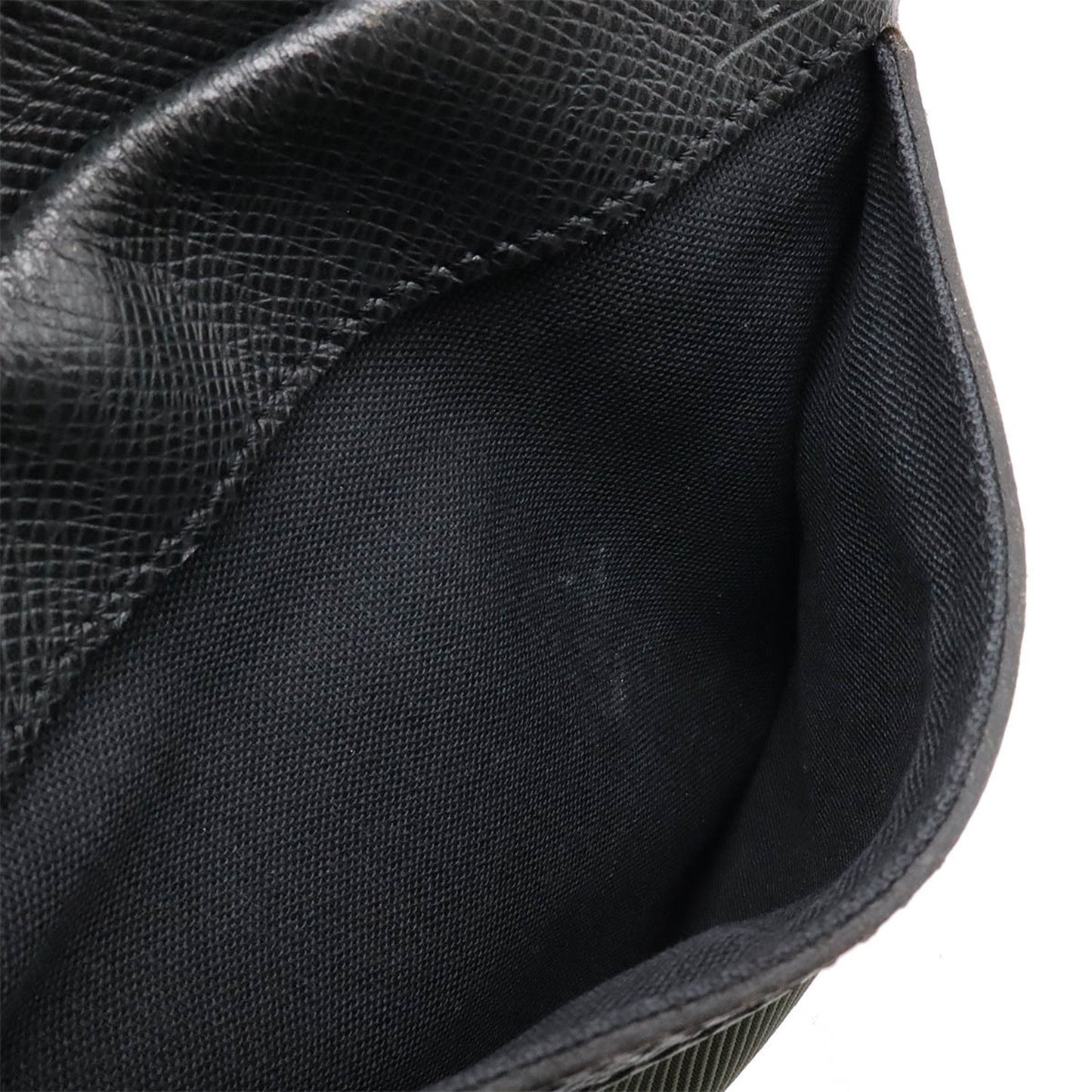 Louis Vuitton Ardoise Black Canvas Leather Shoulder Bag