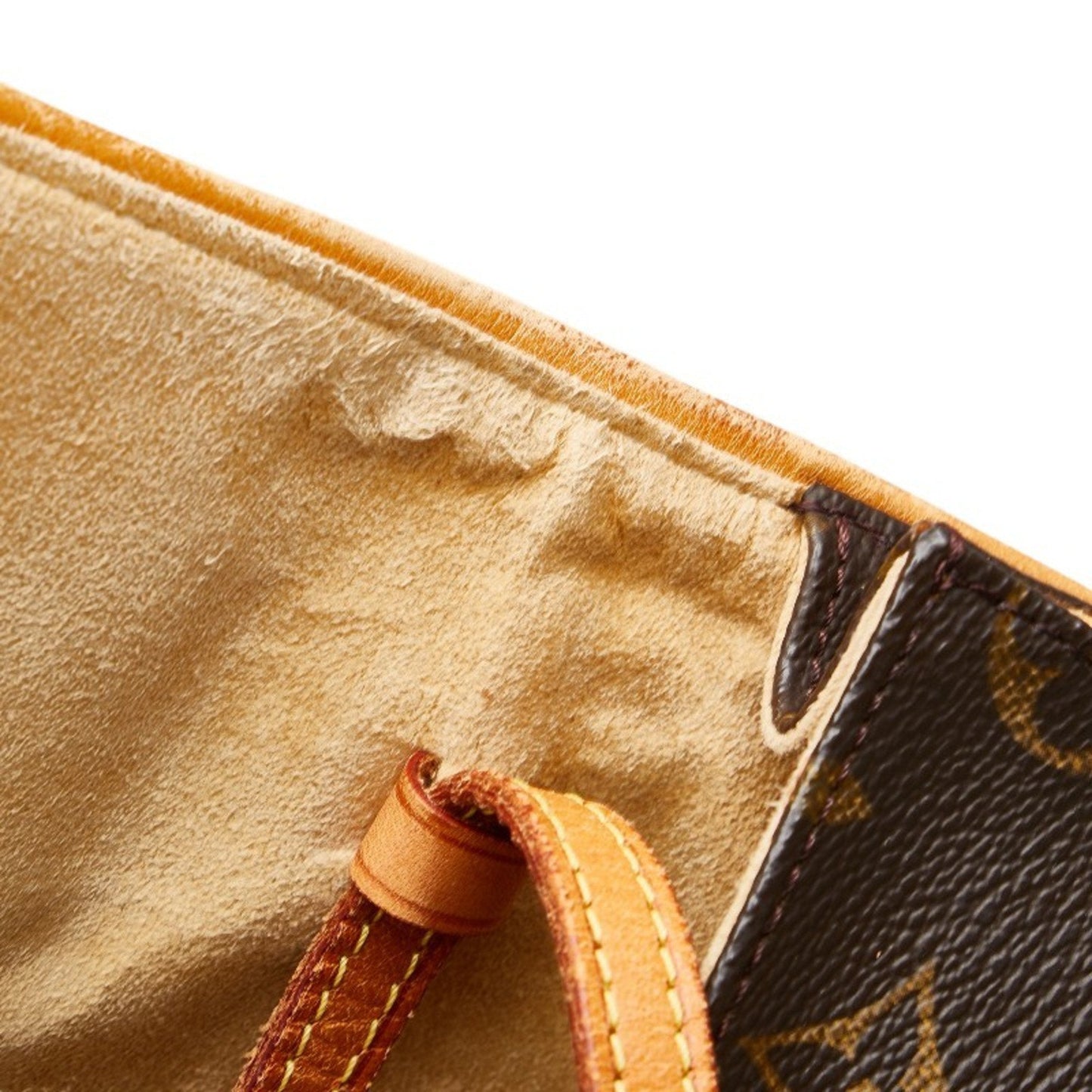 Louis Vuitton Brown Pvc Leather Pochette Shoulder Bag