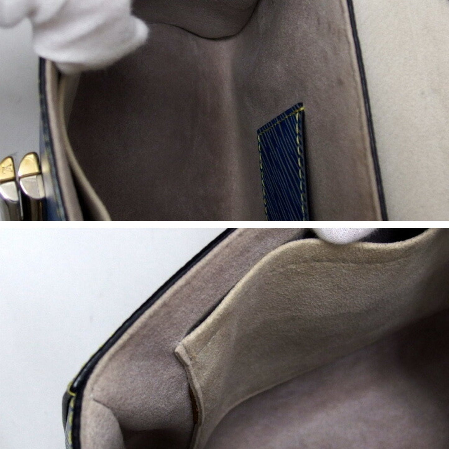 Louis Vuitton Blue Denim Shoulder Bag