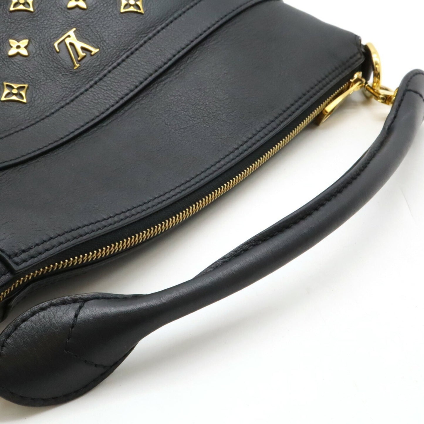 Louis Vuitton Black Noir Leather Shoulder Bag