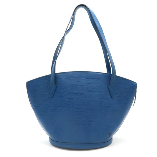 Louis Vuitton Toledo Blue Epi Leather Shoulder Bag Tote Bag ()