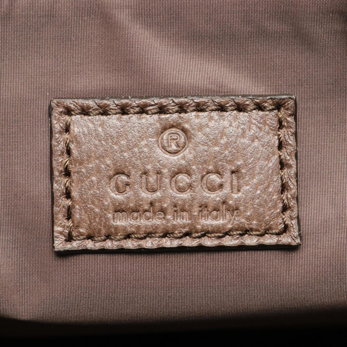 Gucci Beige Brown Multi-Color Pvc Coated Canvas Leather Boston Bag