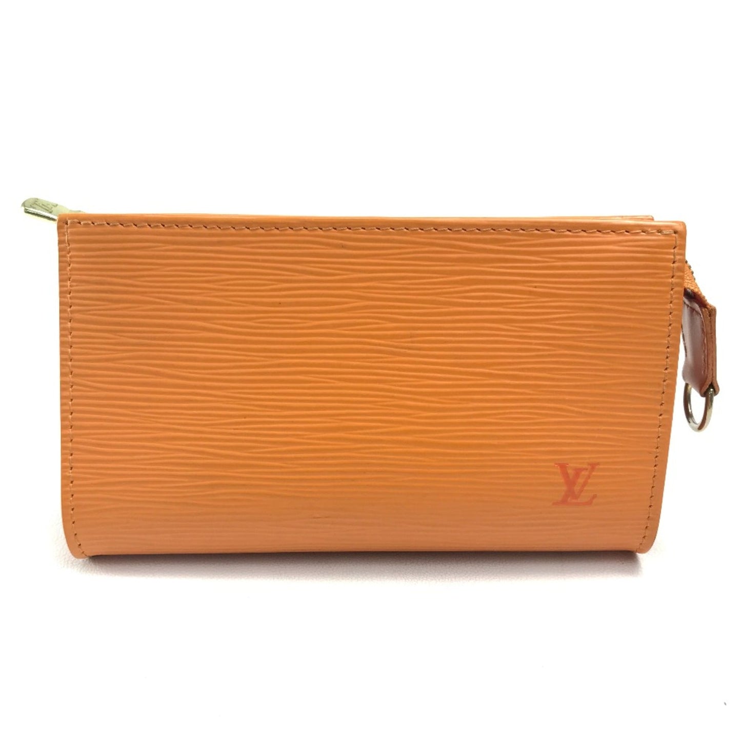 Louis Vuitton Orange Leather Shoulder Bag