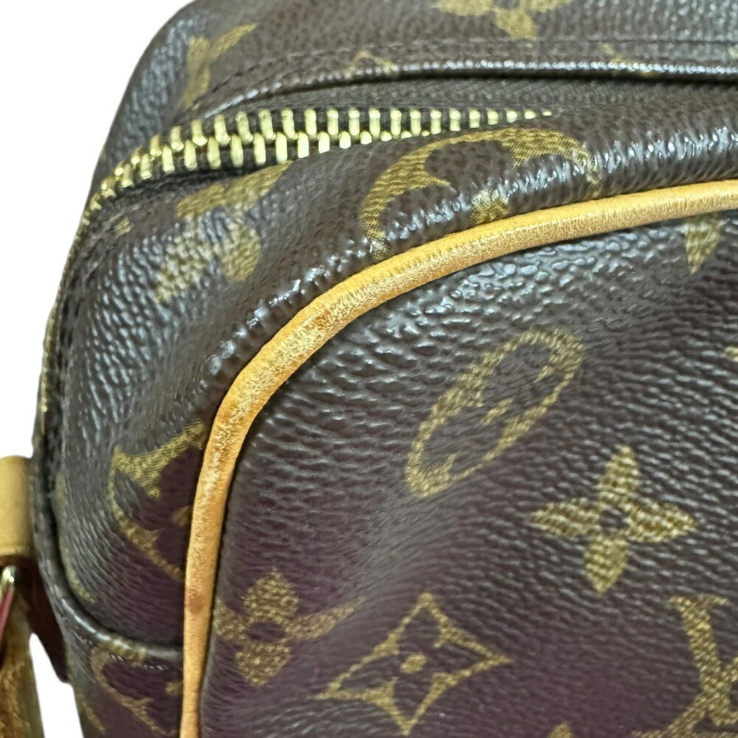 Louis Vuitton Brown Monogram Canvas Shoulder Bag