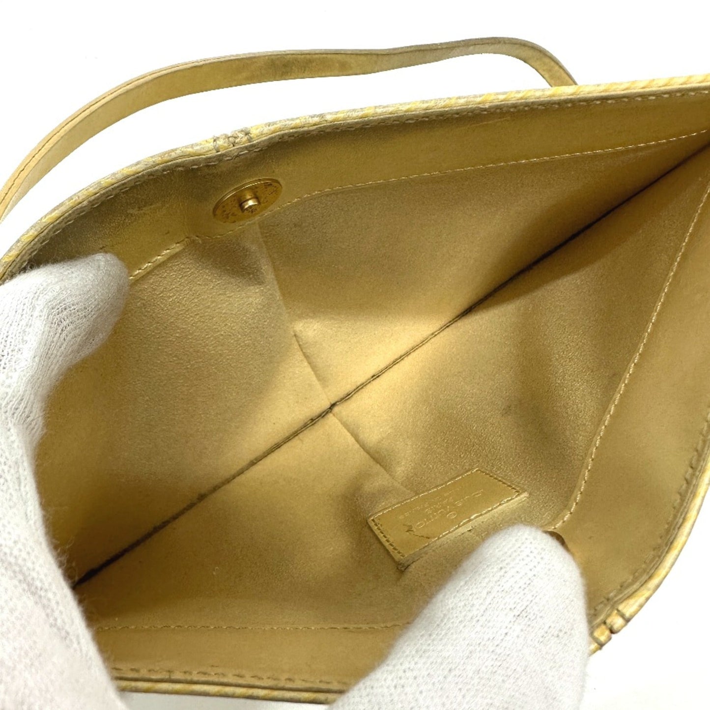Louis Vuitton Beige Leather Shoulder Bag