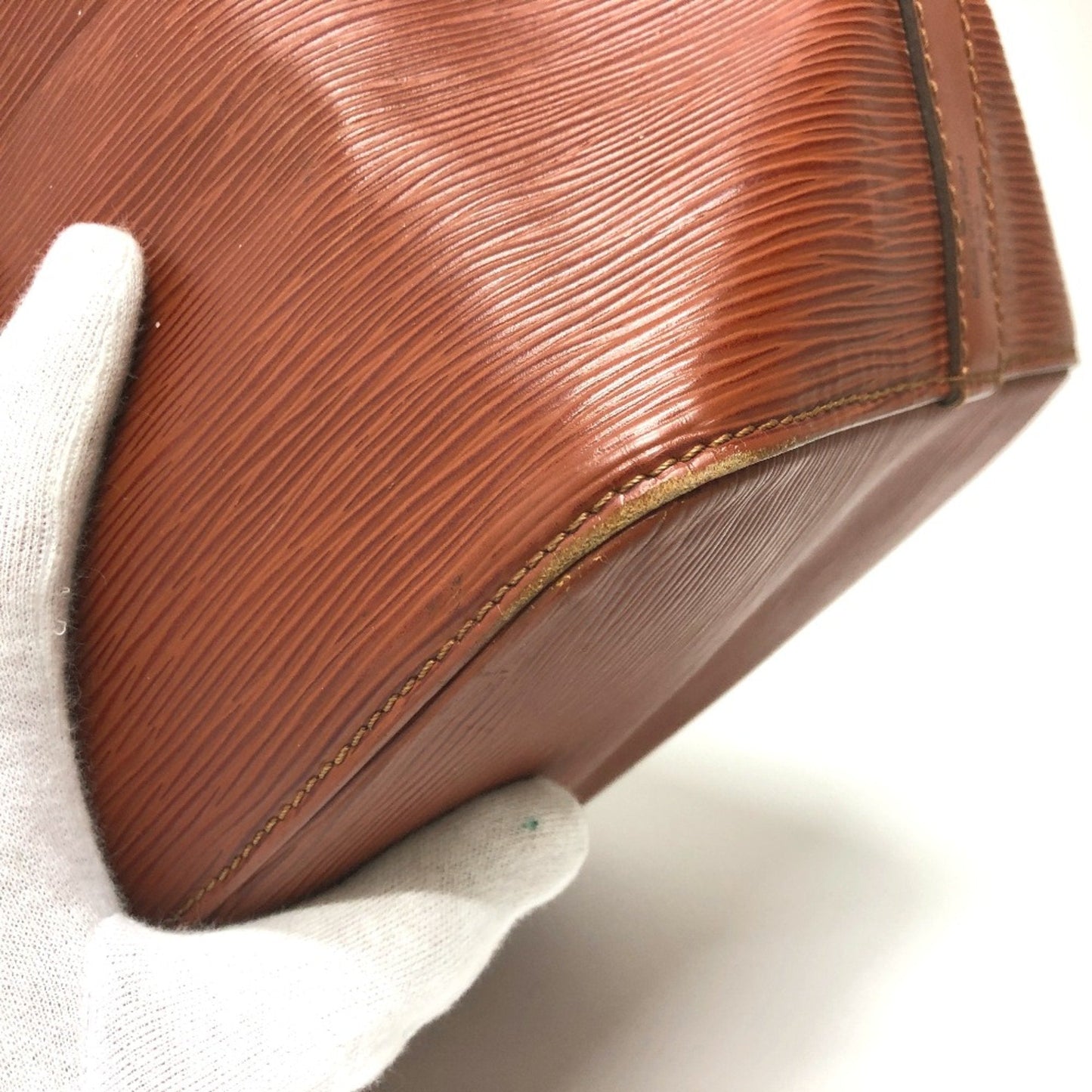 Louis Vuitton Brown Leather Shoulder Bag