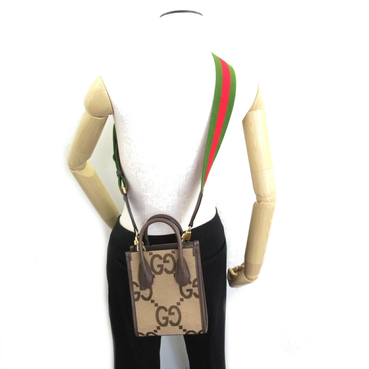 Gucci Brown Gg Canvas Shoulder Bag Tote Bag