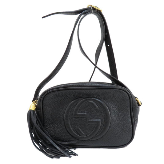 Gucci Soho Black Leather Shoulder Bag ()
