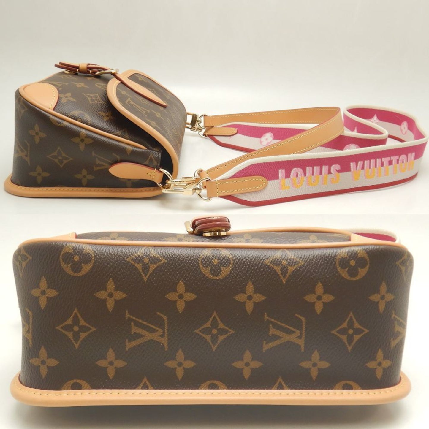 Louis Vuitton Fuchsia Pvc Shoulder Bag