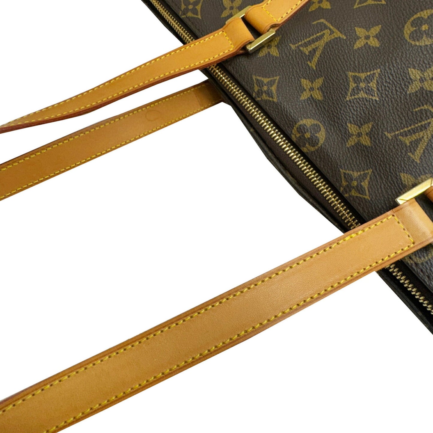 Louis Vuitton Brown Monogram Canvas Shoulder Bag Tote Bag