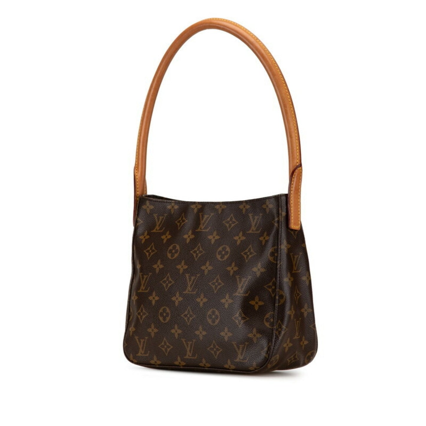 Louis Vuitton Brown Pvc Leather Shoulder Bag