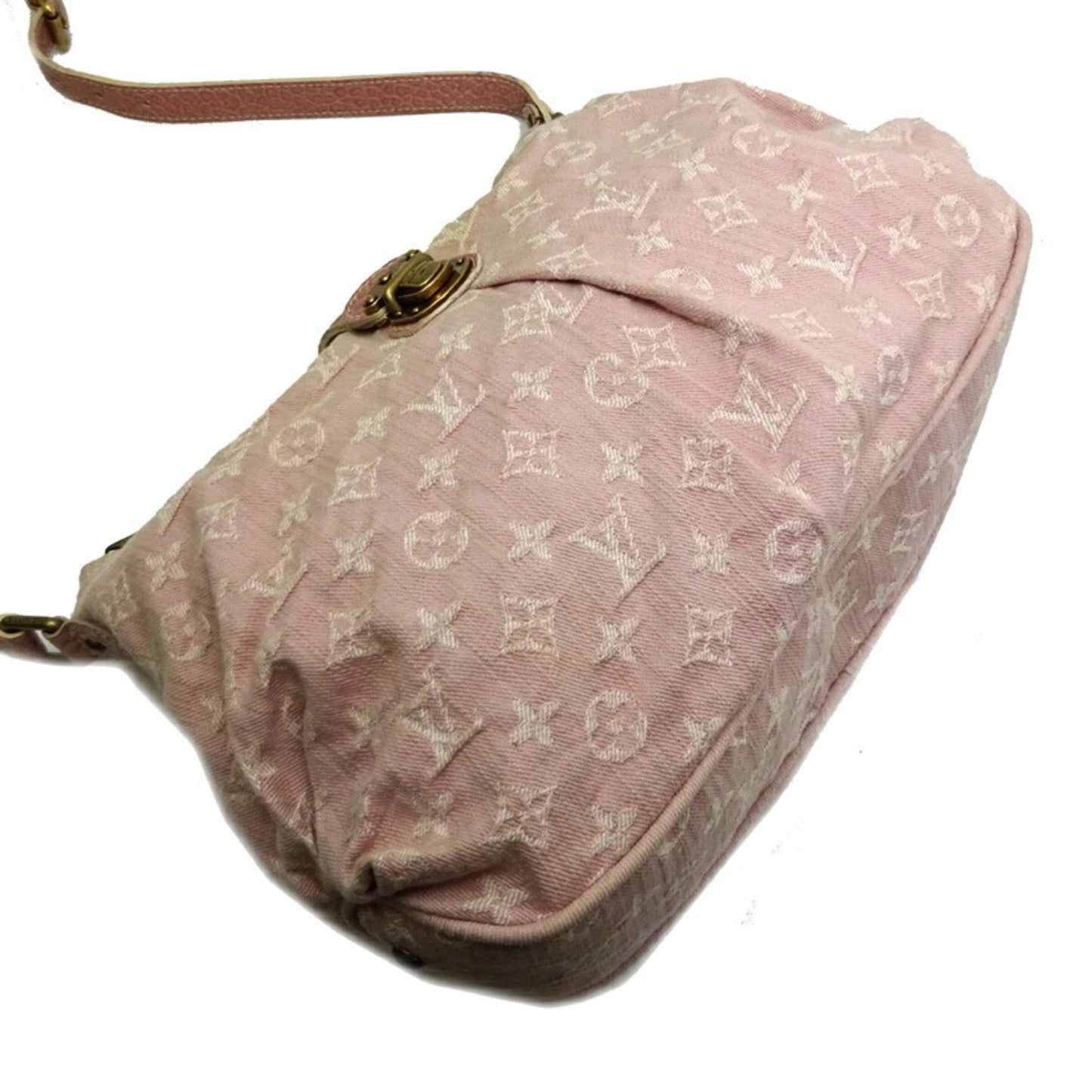 Louis Vuitton Monogram Denim Pink Monogram Denim Shoulder Bag