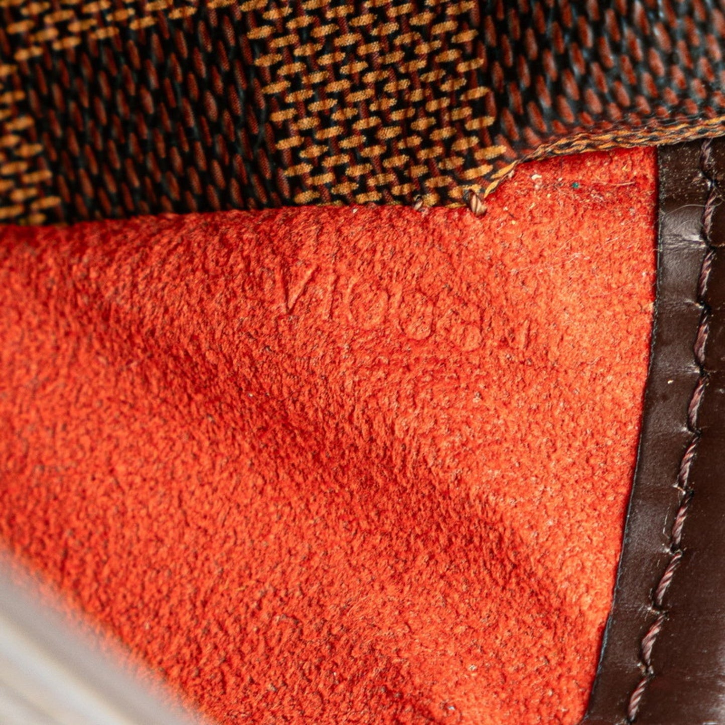 Louis Vuitton Brown Pvc Leather Shoulder Bag