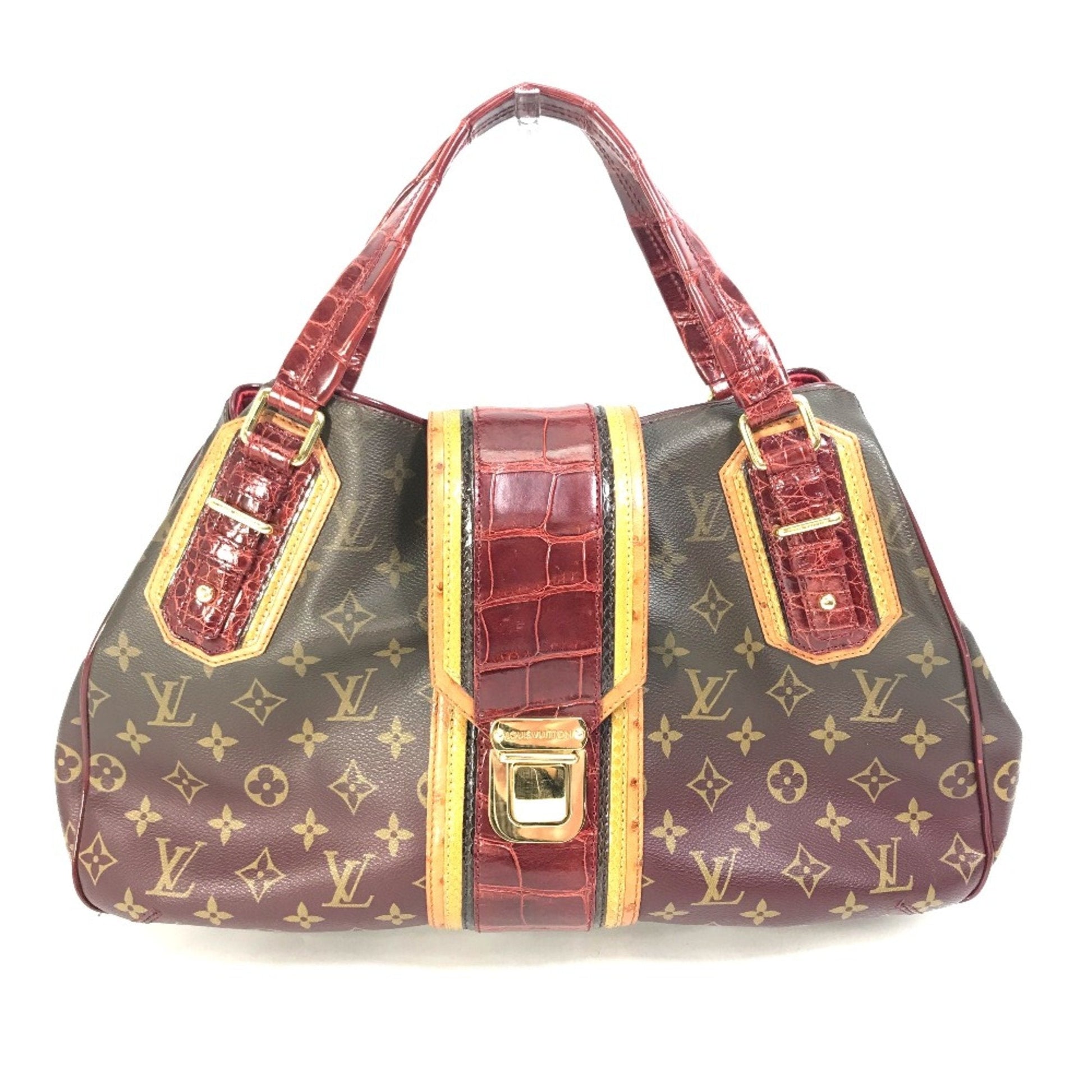 Louis Vuitton Red Cloth Shoulder Bag ()
