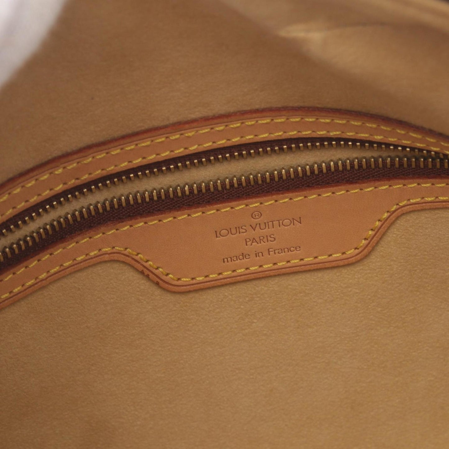 Louis Vuitton Brown Monogram Leather Shoulder Bag