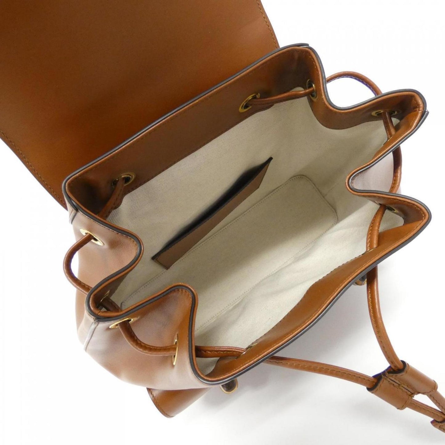 Gucci Brown Leather Backpack
