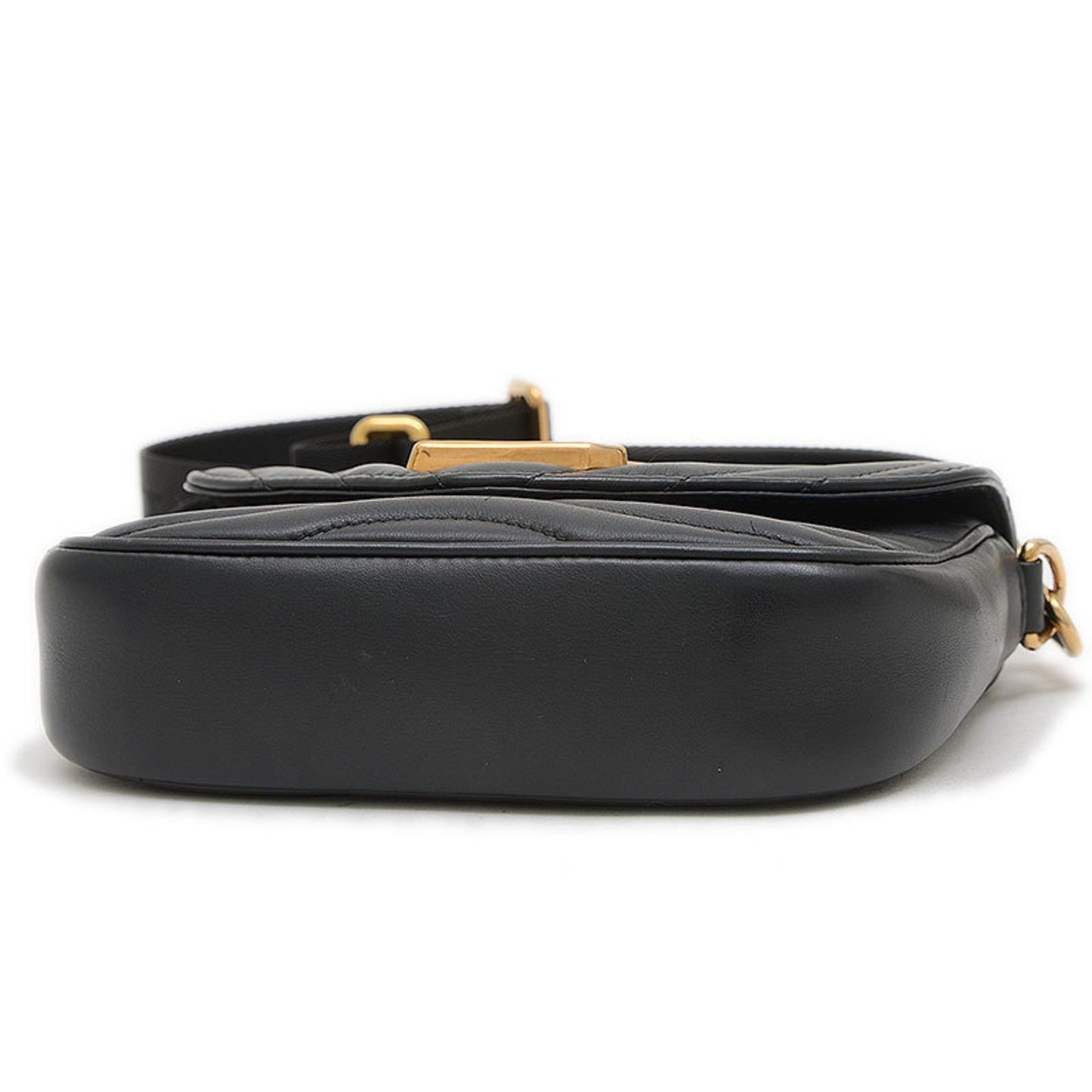 Louis Vuitton Black Leather Pochette Shoulder Bag