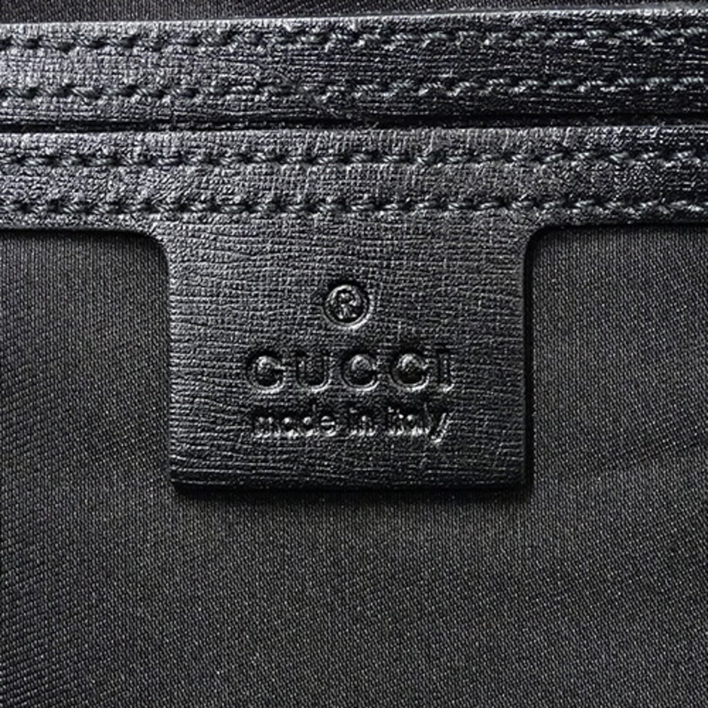 Gucci Black White Gg Supreme Shoulder Bag