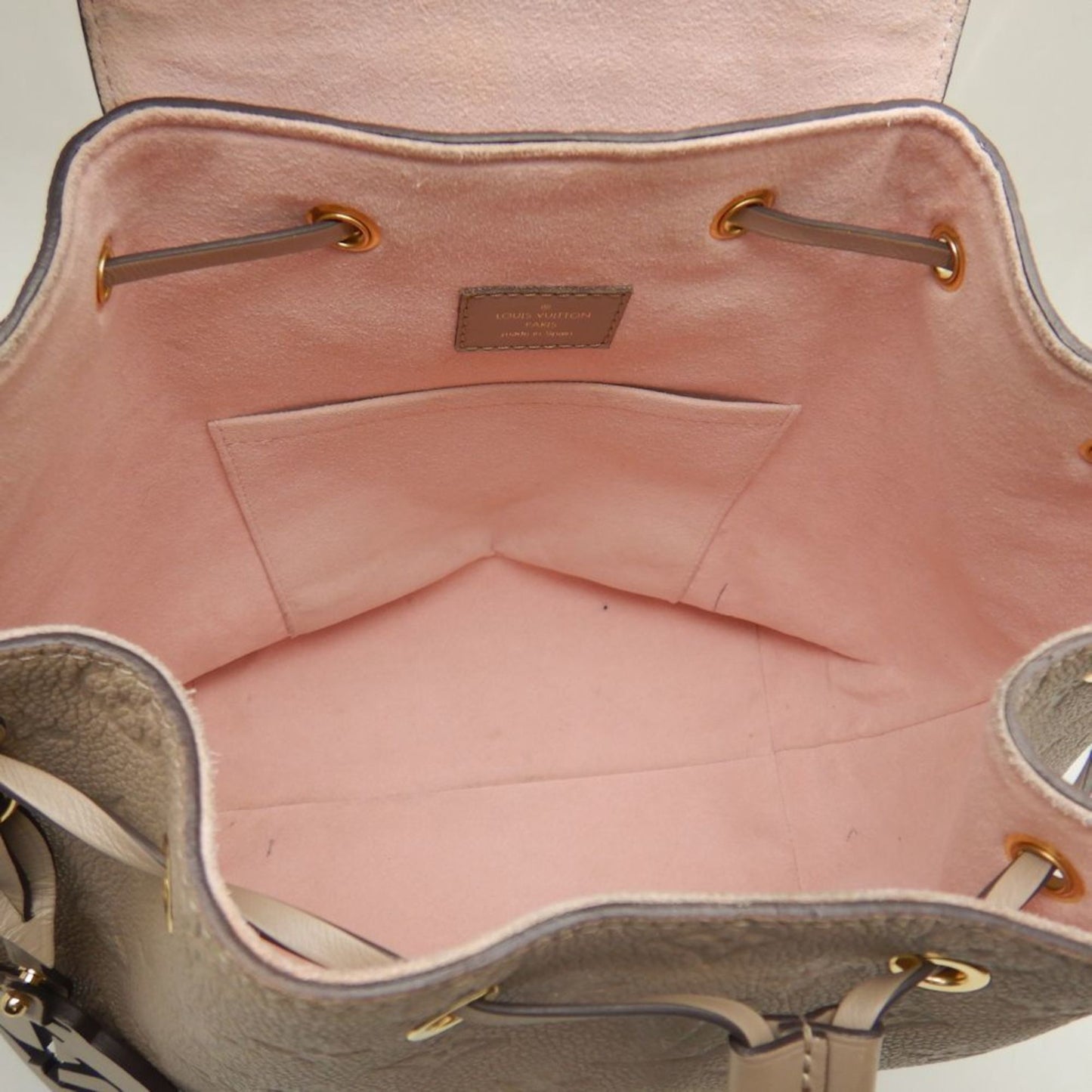 Louis Vuitton Tourterelle Leather Backpack