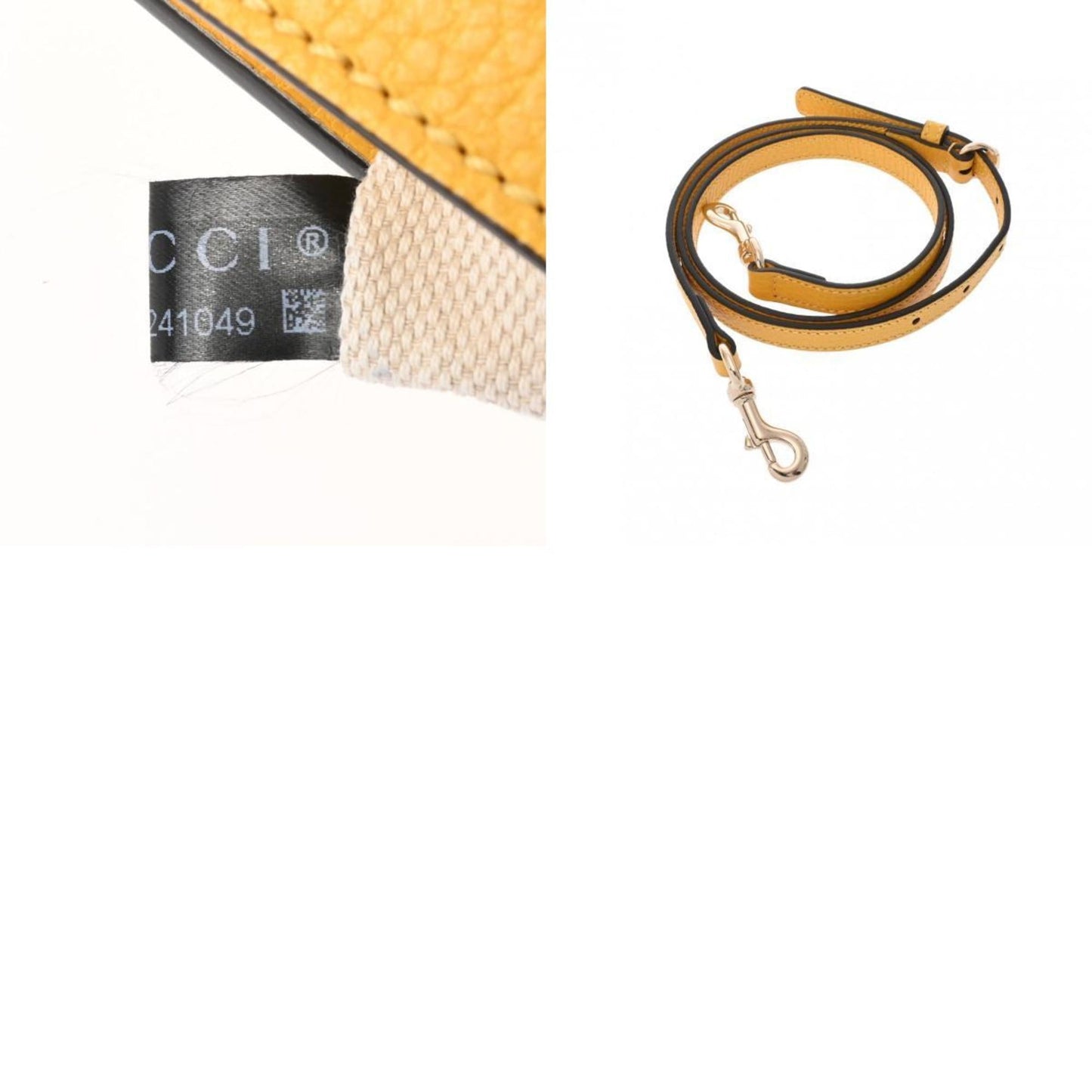 Gucci Yellow Leather Handbag