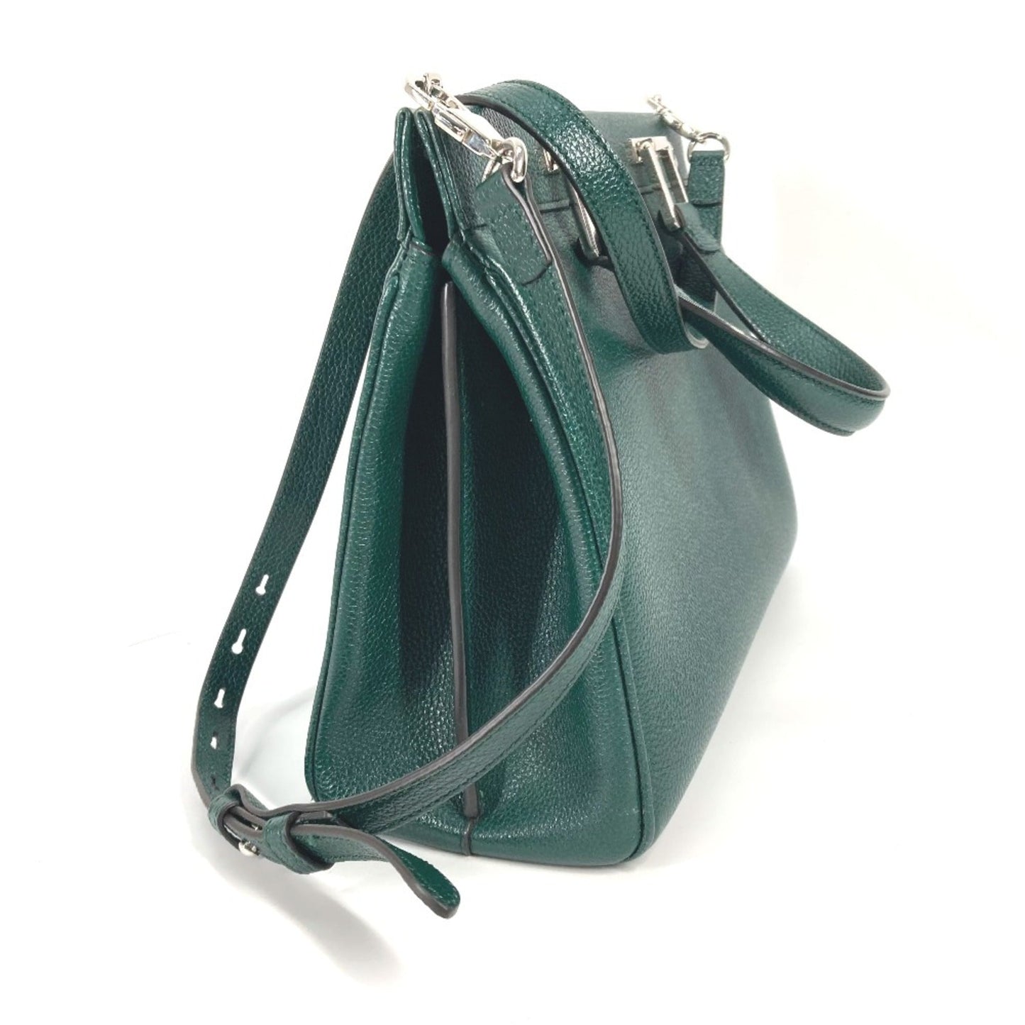 Gucci Green Leather Handbag