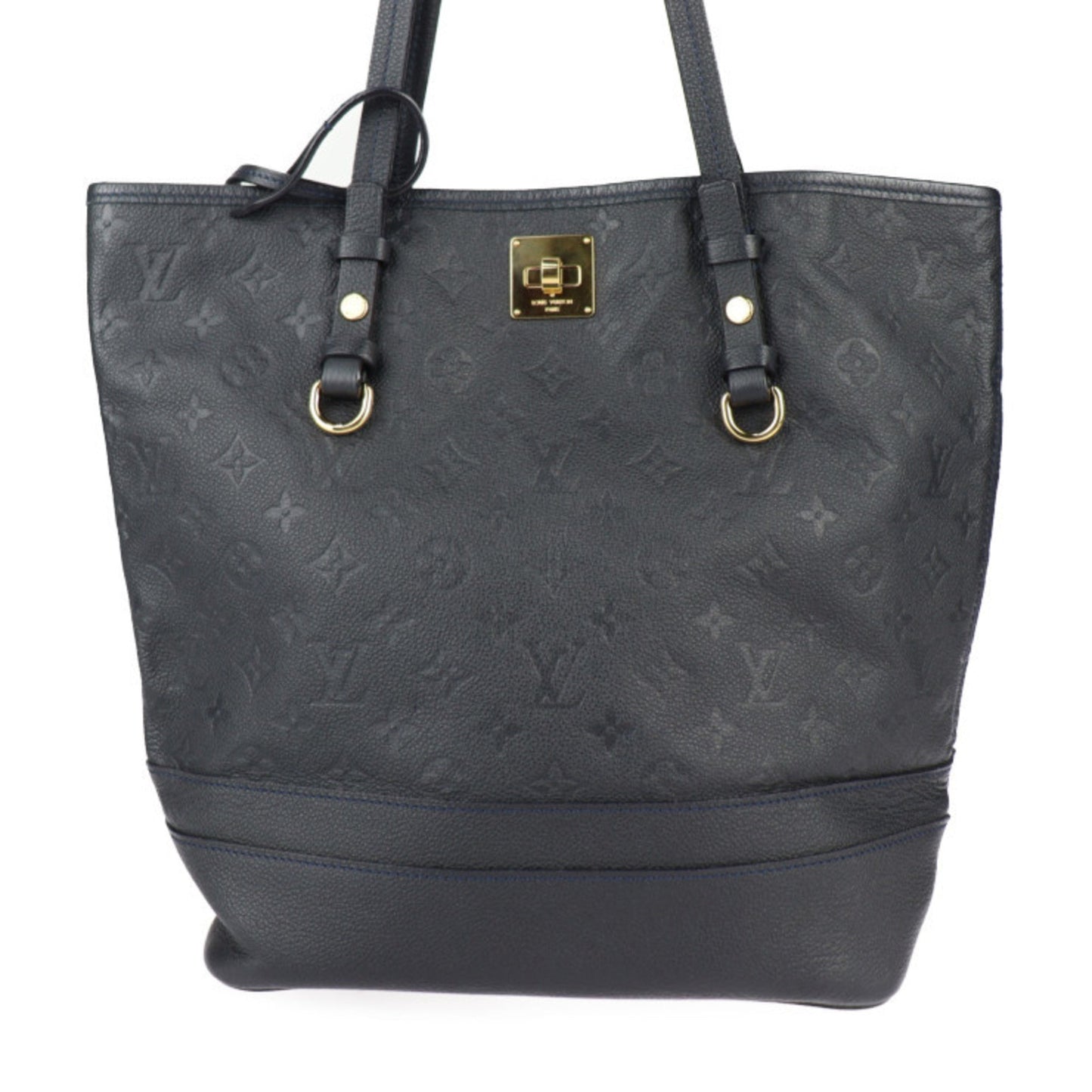 Louis Vuitton Black Monogram Empreinte Handbag Shoulder Bag Tote Bag