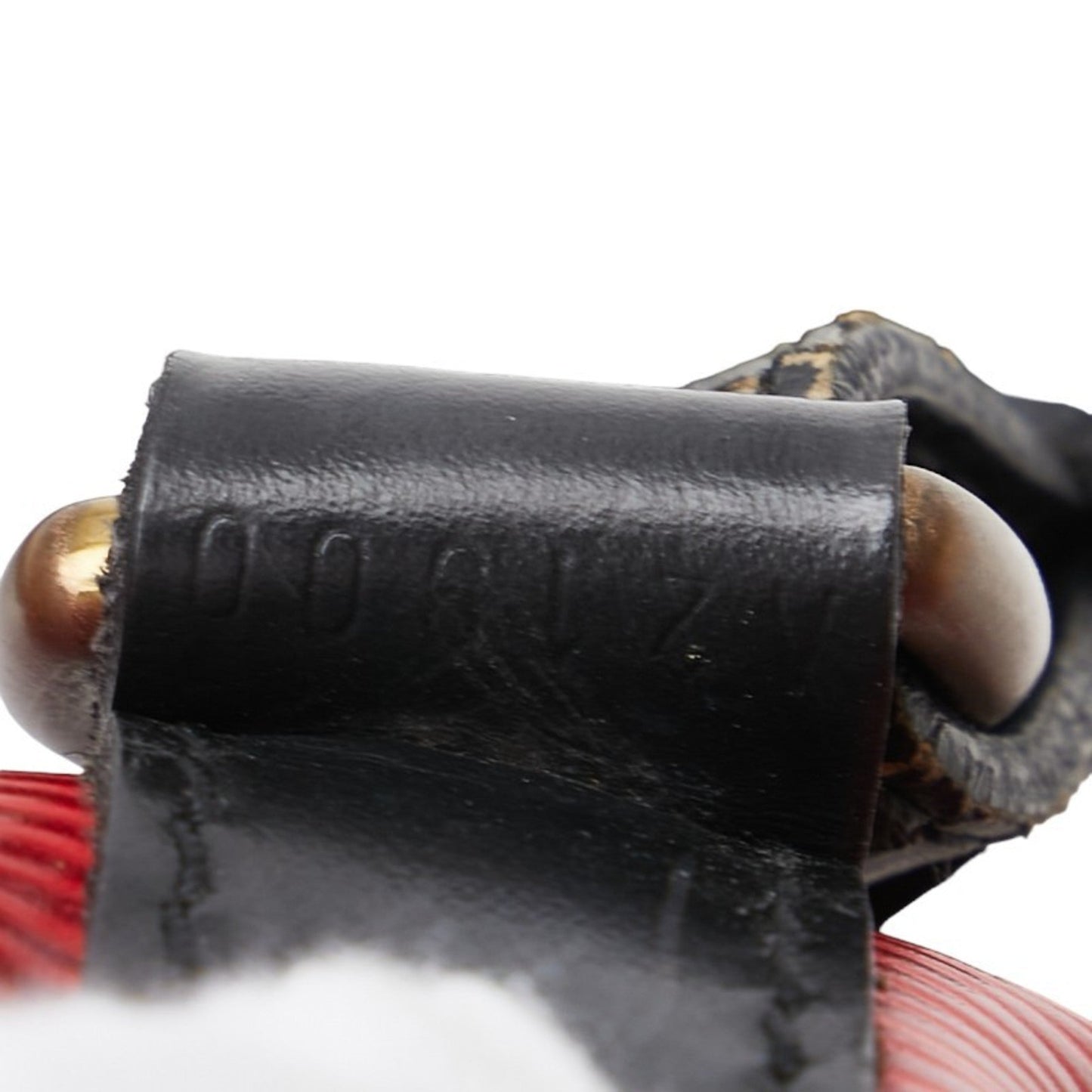 Louis Vuitton Castilian Red Noir Epi Leather Shoulder Bag